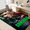 Gomorrah Printed Carpet, Rug for Office Chair Living Room Bedroom Kitchen Room Decor Gifts.