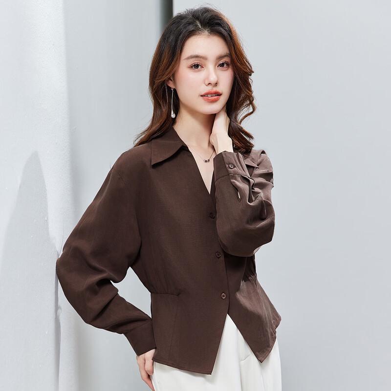 CARBAMMI Women s Elegant Chiffon Blouse M