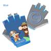 Kids Bicycle Cycling Gloves Half Finger Thin Breathable, Non-Slip, Wear-Resistant Balance Car Rock Climbing Skateboards Gloves for Men