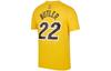 Nike T Shirts Men's University Gold/Jimmy Butler Crew Neck Moderate Straight Fit DQ1571-739