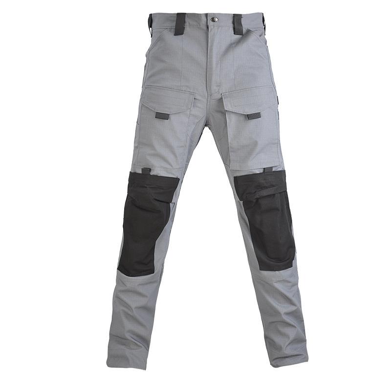 Hanye Spodnie Taktyczne Outdoor Męskie Spodnie Robocze Spodnie Treningowe Wielokieszeniowe Wytrzymałe Żabi Płaszcz Oddychające Spodnie Moro Spodnie Górskie