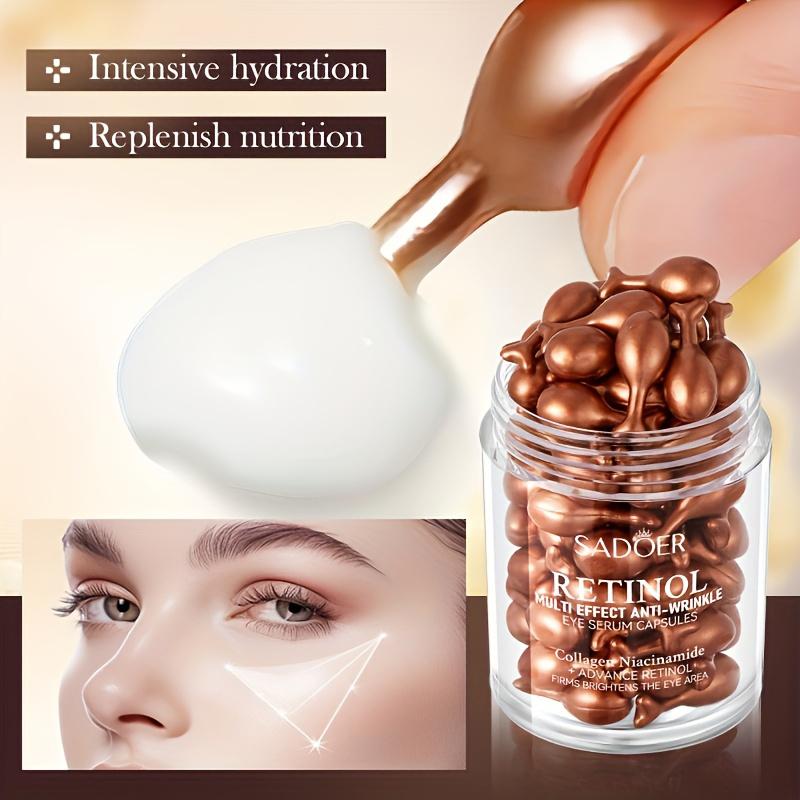 45 Kapsül Retinol Serum Göz Kremi Kırışıklık Karşıtı Sıkılaştırıcı Nemlendirici Yüz Kremi Tüm Cilt Tipleri İçin
