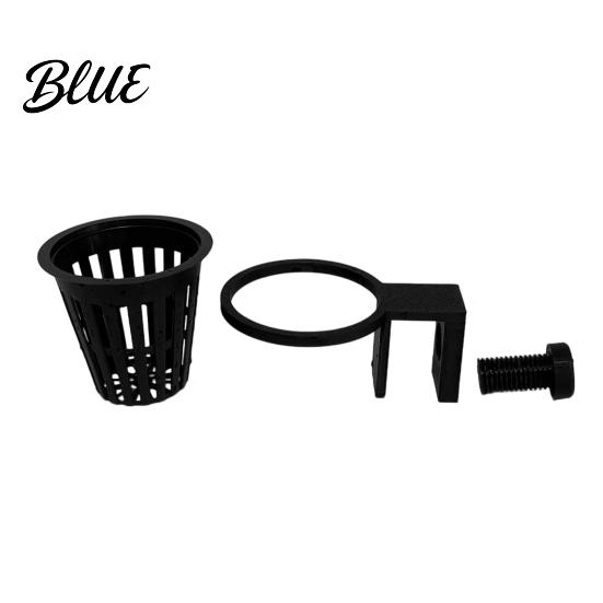 Floating Plant Basket Aquarium Holder Top Hanging Fish Tank Decoration Planter with Screw Clamp for Anubias Aquatic Plants Planting