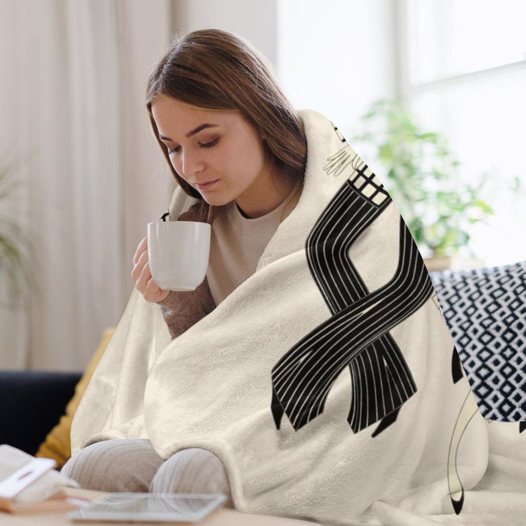 Ert - Charleston Couple Throw Blanket Spring Fall Cozy Throw Blanket for Couch