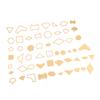 54PCS Clear Acrylic Pattern Stencil Template Set Leather Craft Quilting Sewing Tool DIY