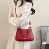 Schicke Retro Lässige Weiche PU Kleine Quadratische Handtasche Mit Reißverschluss Und Innentaschen