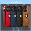 Premium Faux Leather Iphone 16 Pro Max Case Stylish Business Protection Cover