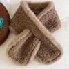 Women's Plush Lambswool Scarf: Thickened, Warm, Versatile Neck Warmer
