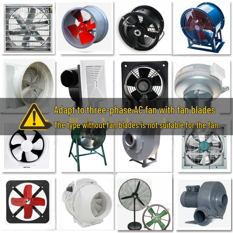 380V 3-Phase 4000W AC Fan Motor Speed Controller with Stepless Speed Regulation