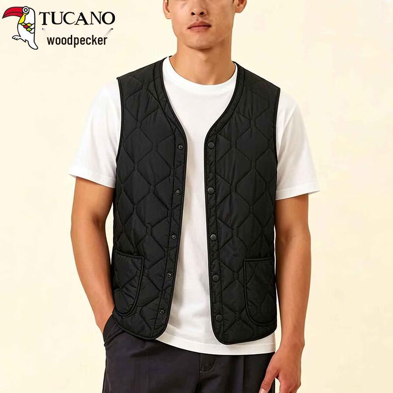 Tucano Men's Thickened Fleece-Lined Warm Vest