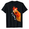 Funny F Caw F Chicken Rooster Cawing F-Caw-F Saying Pun T-Shirt