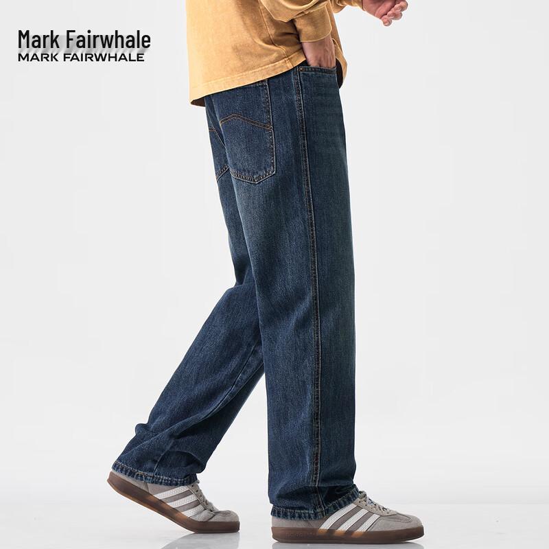 Mark Fairwhale Men's Straight Washed Jeans