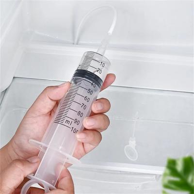 Sada čistých štětců pro ledničku Odtokový štětec Sací stříkačka 1,5M Hadice Čistič vypouštěcího otvoru lednice Nástroj na drcení tyčí