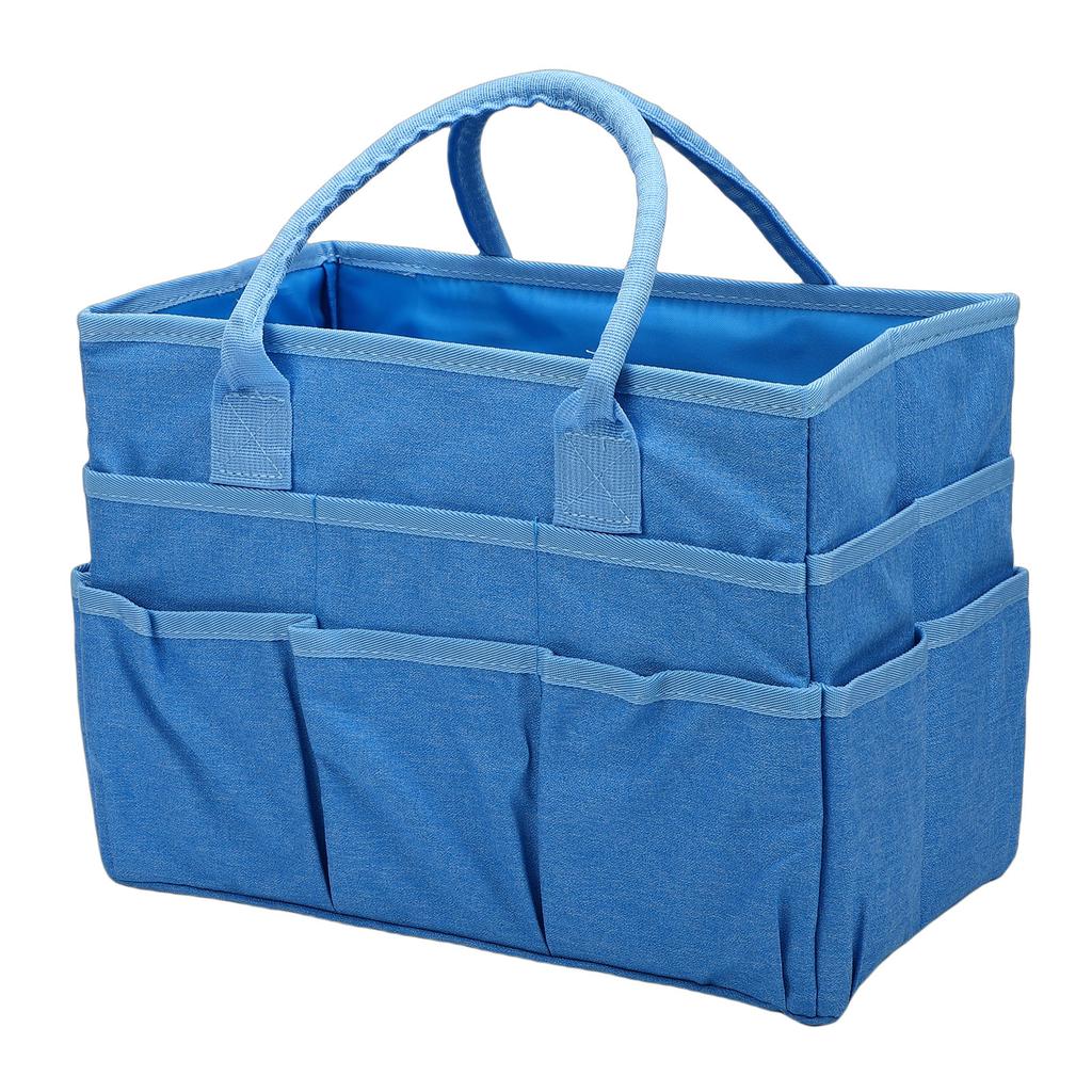 Craft Organizer Bag 10 Pockets Oxford Fabric Spacious Arts and Crafts Storage Teacher Stationery Sewing Gardening Tool