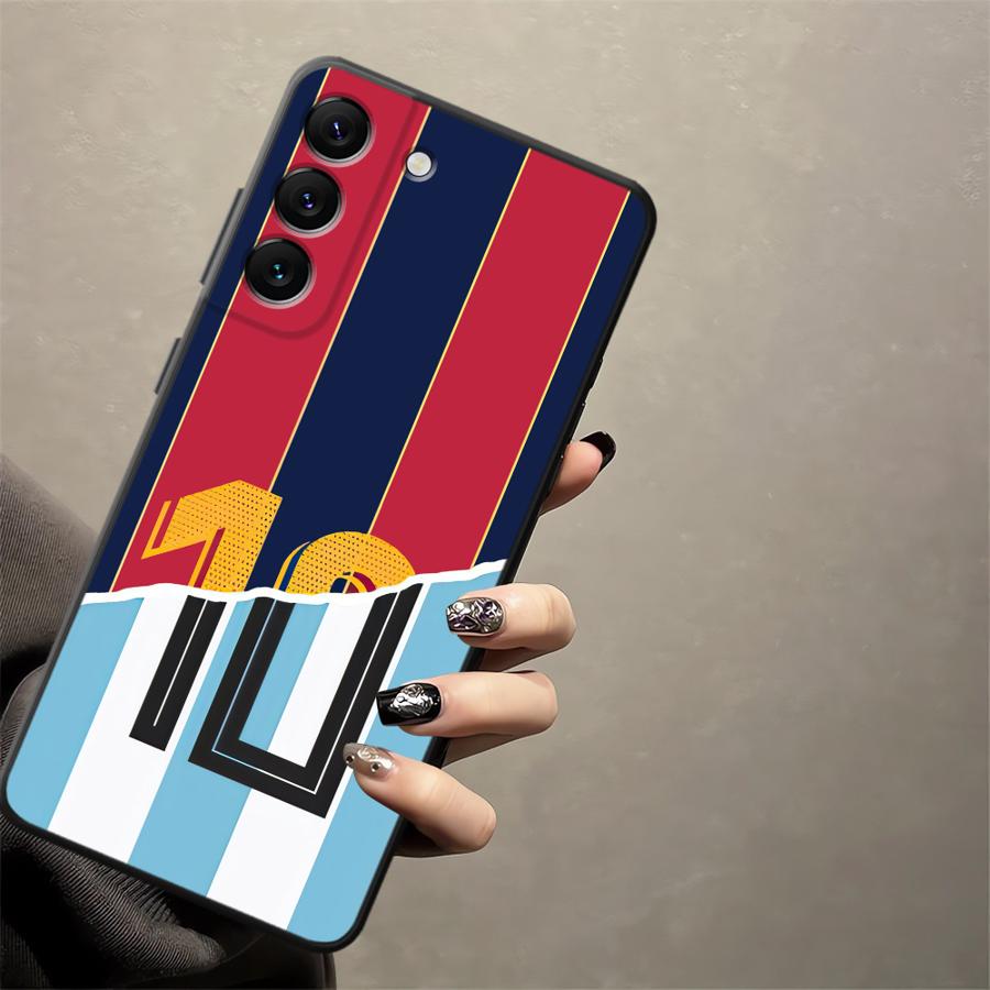 Number 7 10 Football Case for Samsung Galaxy A53 A05 A52 A57 A73 A23 A55 A25 A37 A12 A06 Phone Cover A51 A36 A15 A41 A17 A70 A50