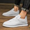 Fashion Fashion Business Shoes Men All-match Male Walking Shoes New Trend Slip-On Flats Mens Casual Shoes Versatile Leather Sneakers