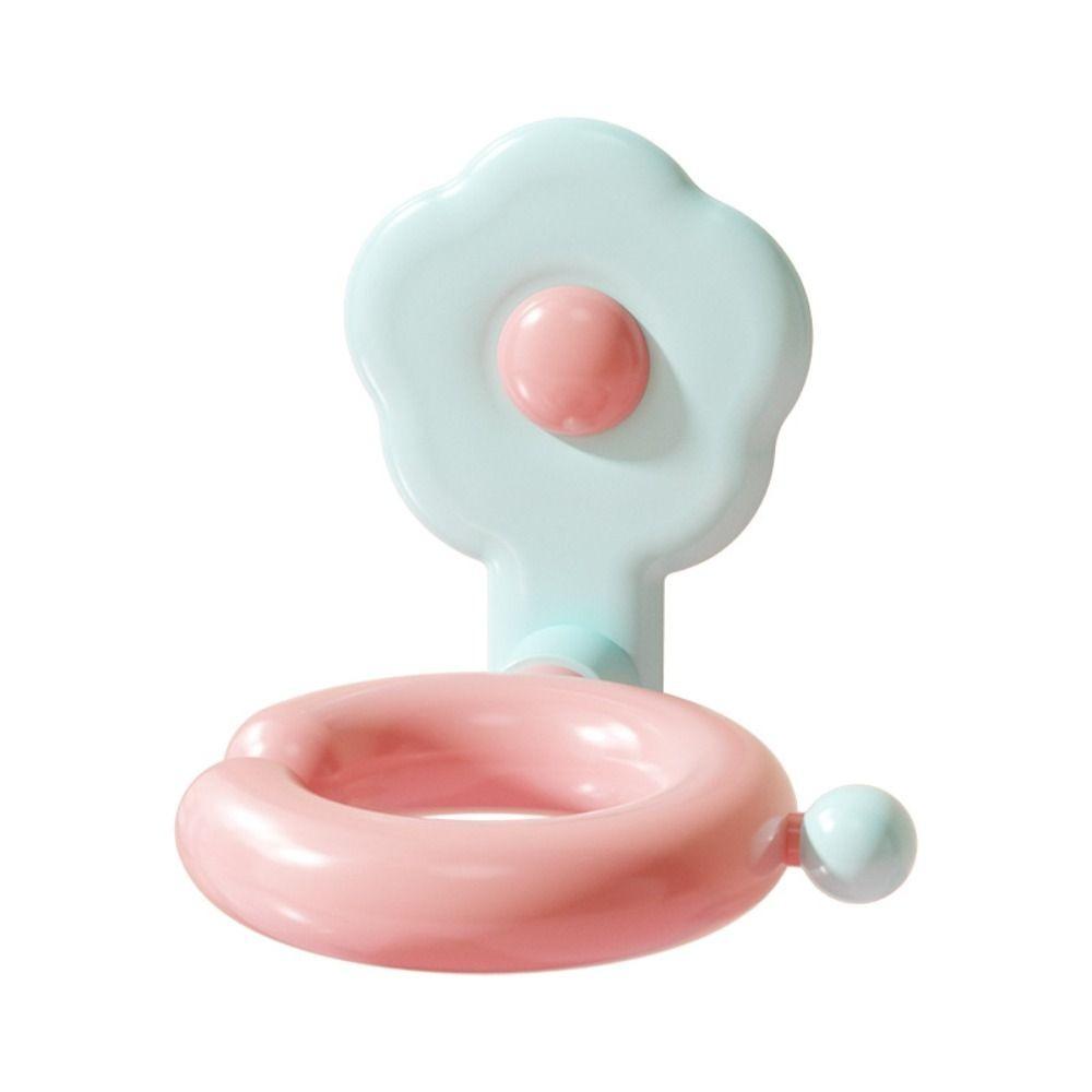 

Space Saving Hair Dryer Holder No Punching Hair Dryer Rack Cord Organizer Bathroom рожевий/синій