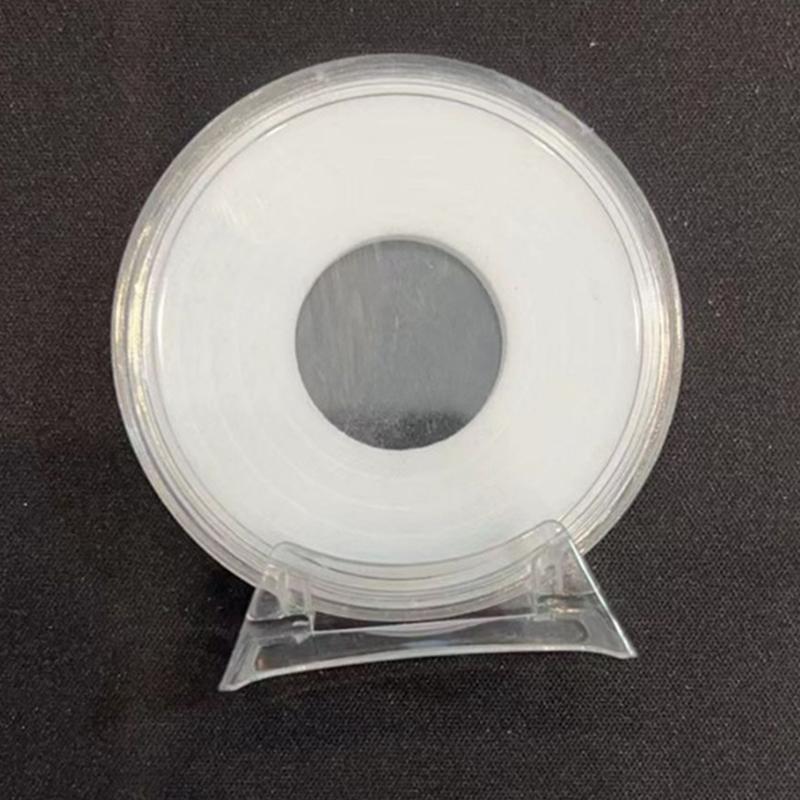 Transparent Coin Holder Capsule Case Storage Box With Stand For Collectable Medals Coin Collection Home Supplies