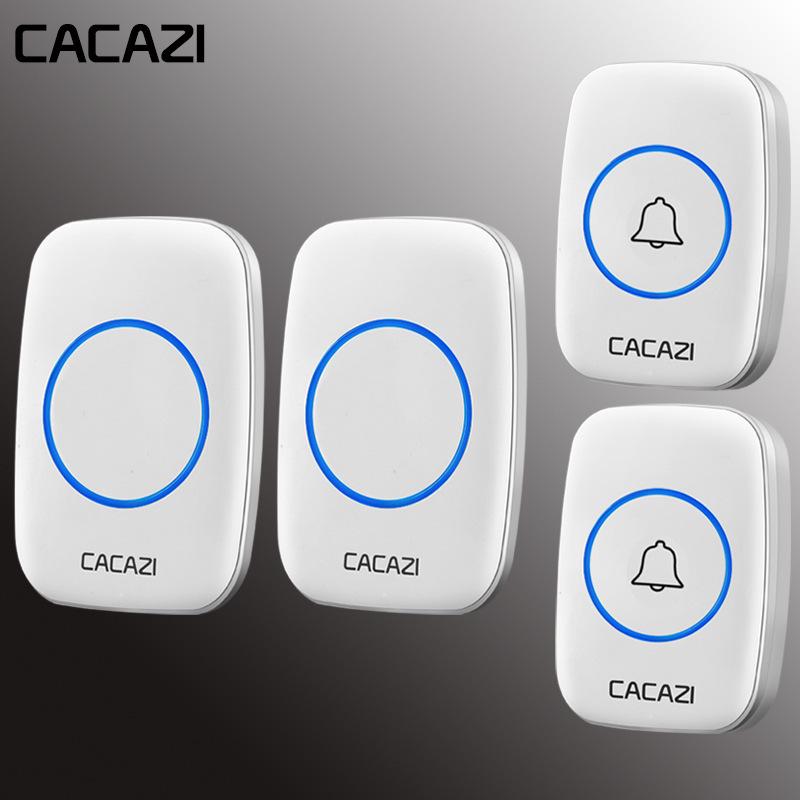 Wireless Touch Doorbell with Long-Range Remote, Waterproof & Dual Smart Pager