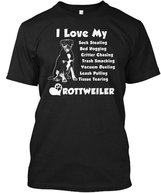 I Love My Rottweiler Tee T-Shirt Size S to 5XL S