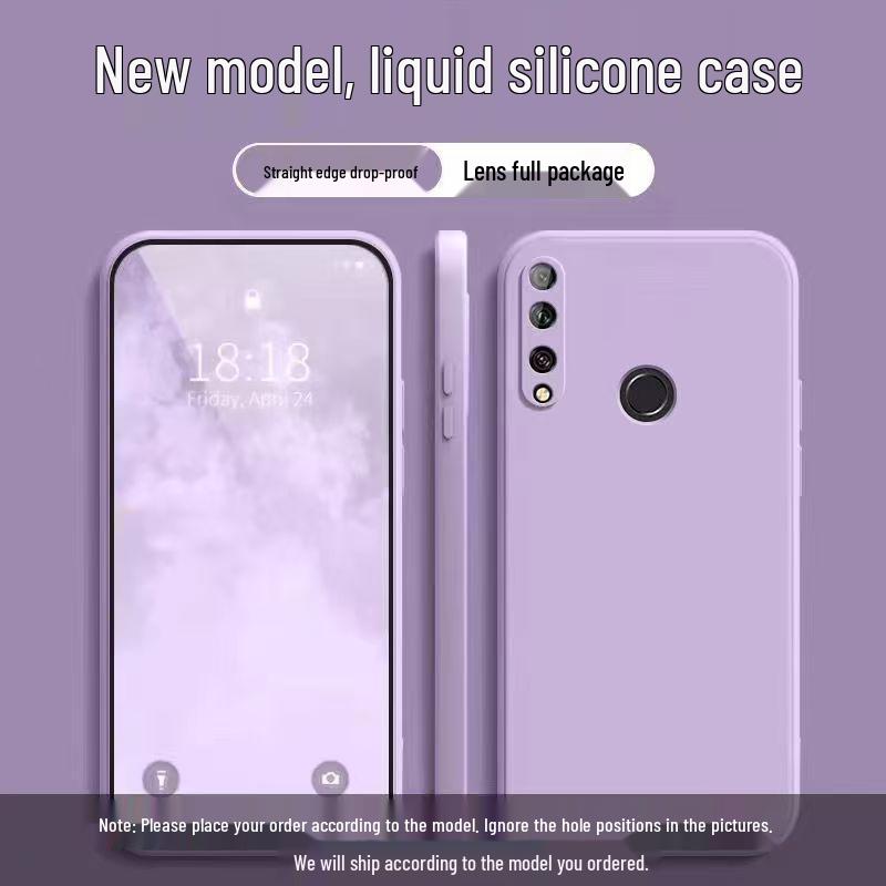 Huawei Enjoy 10 Plus Liquid Silicone Drop-proof Phone Case - Skin-friendly & Full Coverage