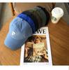 Korean Style Letter Baseball Cap Women Big Head Circumference Cap Simple Soft Top Sun Hat Men