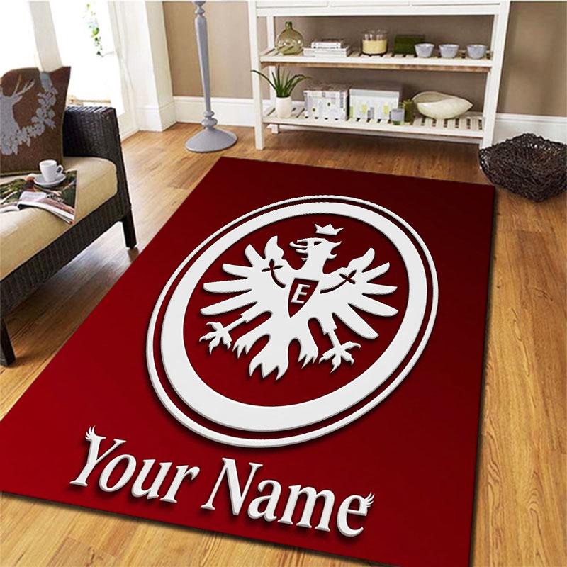 Eintracht Frankfurt Custom Name Carpet Rug for Living Room Bedroom Home Sofa Decoration,Kids play Non-slip Floor Mat