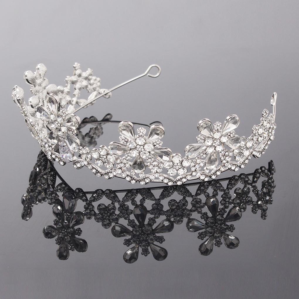 Women's Alicia Tiara Accessory Crown Bridal Hair Ornament