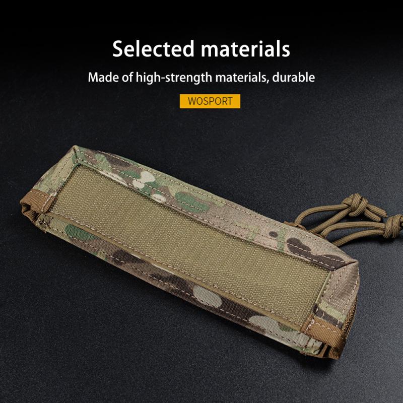 Wosport Aufbewahrungstasche Mk4 Chest Rig Reißverschluss-Einsatztasche Taktisches Erweiterungszubehör Doppelter Reißverschluss