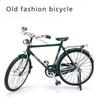 Mini Bike Model Alloy Bicycle Metal Bike Sliding Assembled Version Simulation Collection Gifts for Children DIY Assembling Toys