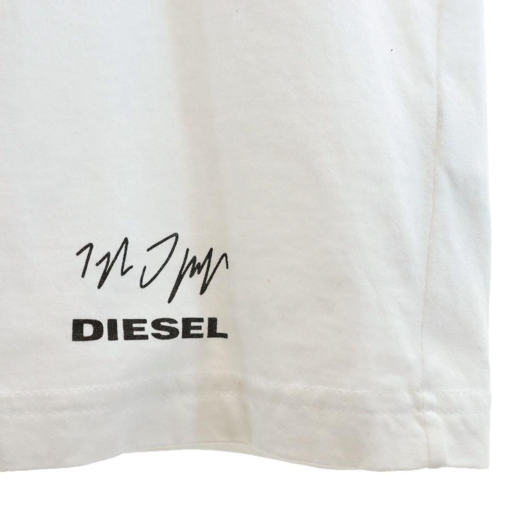 Diesel Kurzarm T-Shirt S weiß Herren Gebraucht