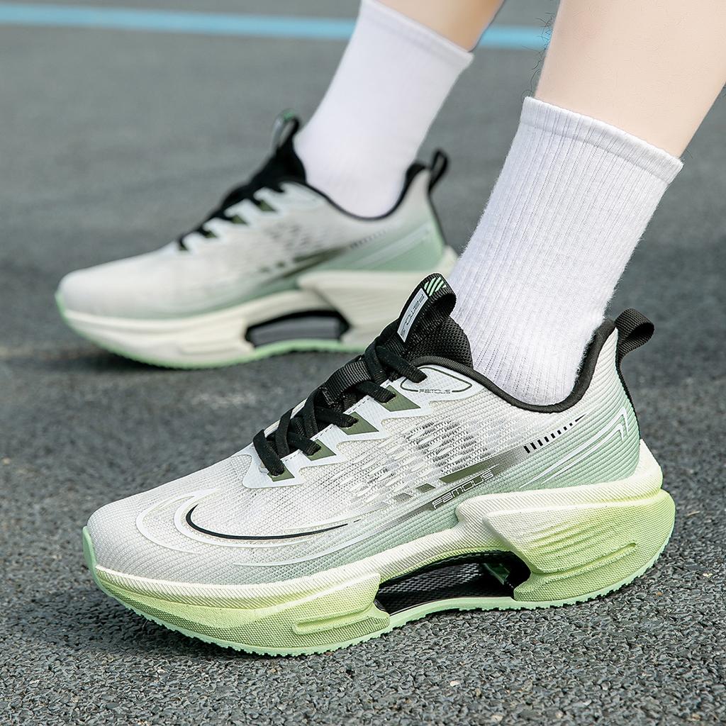 Fashion New Style Carbon Plate Marathon Shoes Men Casual Sneakers AirCushion Sports Running Shoes Lightweight Breathable  Gym