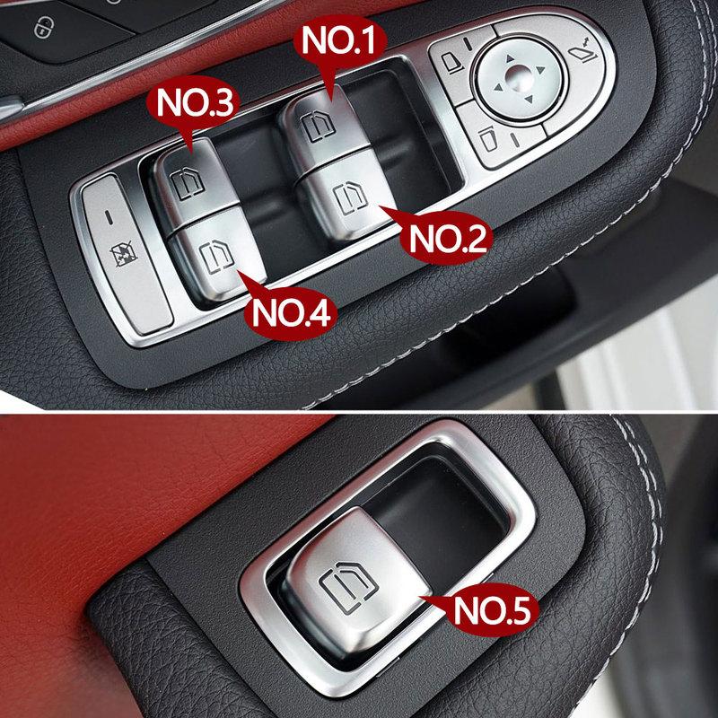 Car Master Window Switch Repair Button Caps Passenge Door Windows Lift Control Switch For Mercedes Benz W205 W253 W213 W293 W222