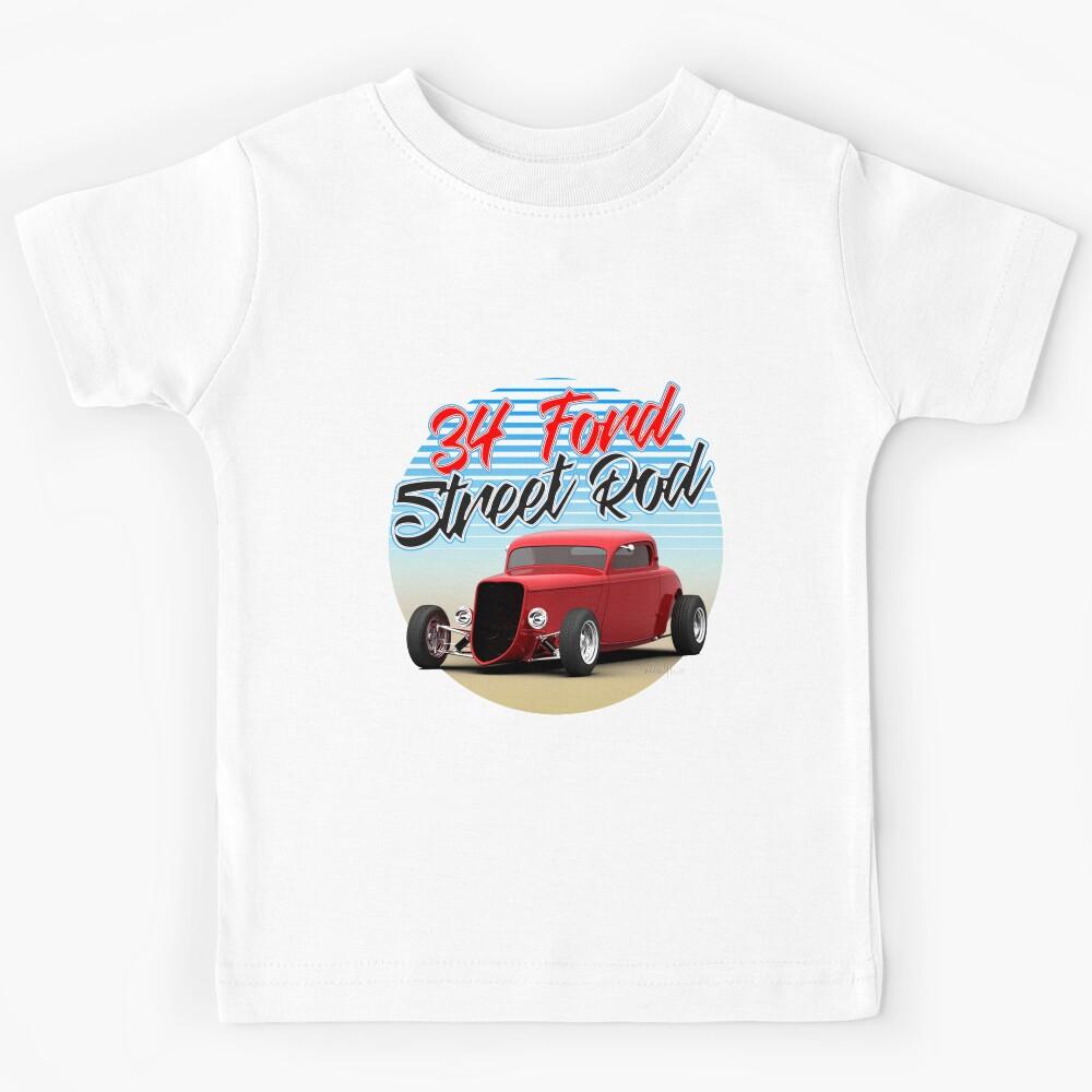 34 Ford Street Rod V2 Kids T-Shirt 150