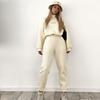 Autumn Winter 2 Piece Set Women Hoodie Pants Printed Tracksuit Pullover Sweatshirt Trousers with Pockets Tracksuit Suits