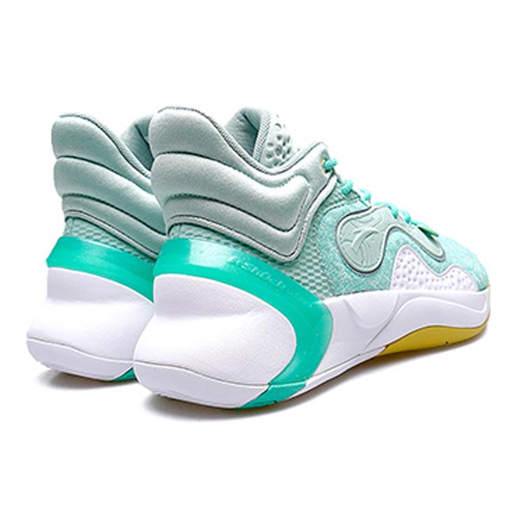 ANTA Basketball Shoes Men's Mid top White/Straw Gray/Green 112041612-5