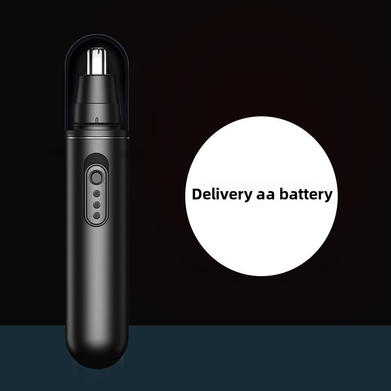 

Электрический триммер для носа для мужчин, перезаряжаемый, водонепроницаемый, со съемной моющейся режущей головкой, долговечный A9 with battery