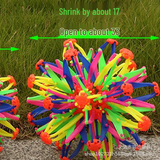 Magic Expanding Flower Ball: Elastic Retractable Toy for Kids - Encourages Learning & Parent-Child Interaction