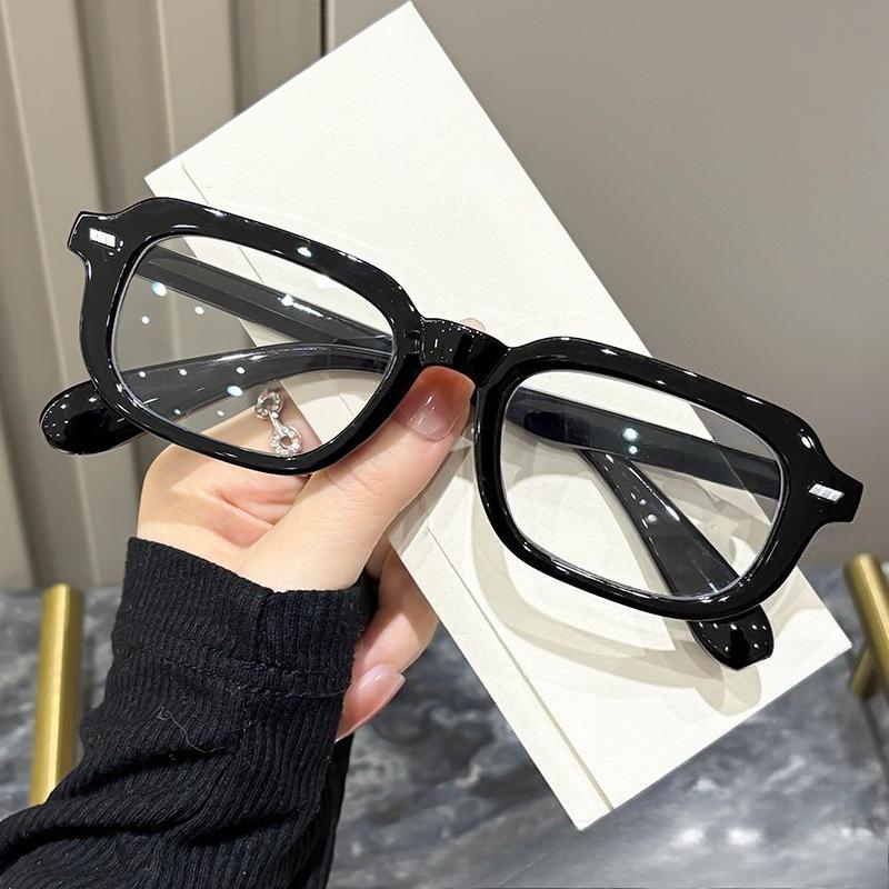 New Square Frame Micro Studs Blue Light Blocking Presbyopia Glasses Unisex Fashion HD Reading Glasses Diopter 0 To +4.0