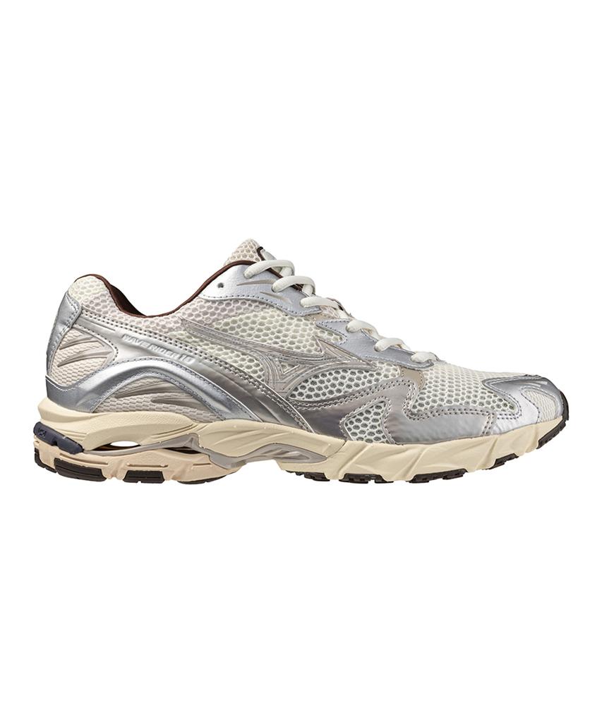 Mizuno (Unisex) Wave Rider 10 - Snow White:Silver Cloud:Chicory Coffee / D1Ga243103