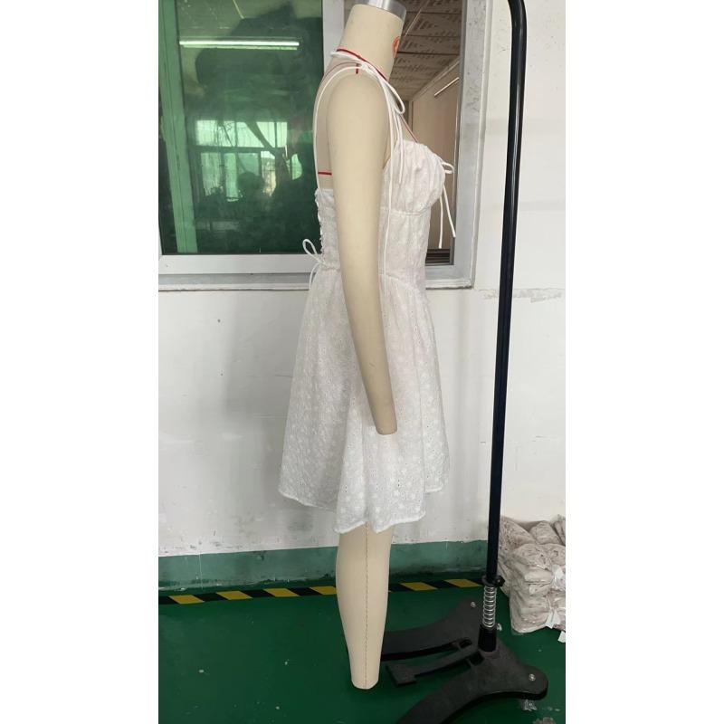 Damen Einfarbiges, gerüschtes Abschlussball-Minikleid, Spicy Girl Party, Hosenträger-Blasenkleid, Weiblich, Klassisch, Geburtstag, Cinderella-Taille, Kleid