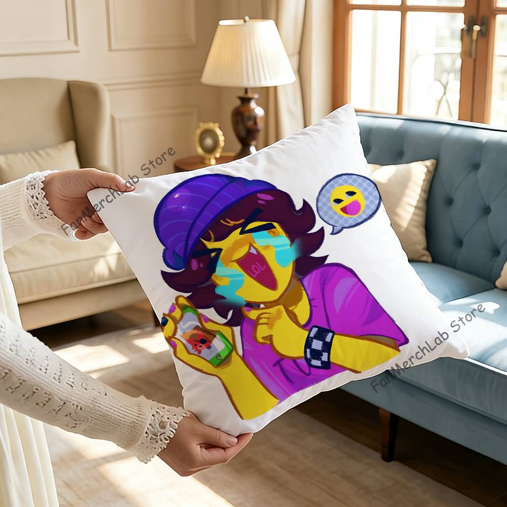 RRegretevatorS IInfectedS Pillowcase Pillowslip Cushion Plush Boys Girls Cartoon Anime Kawaii Decoration Kids Birthday Gifts
