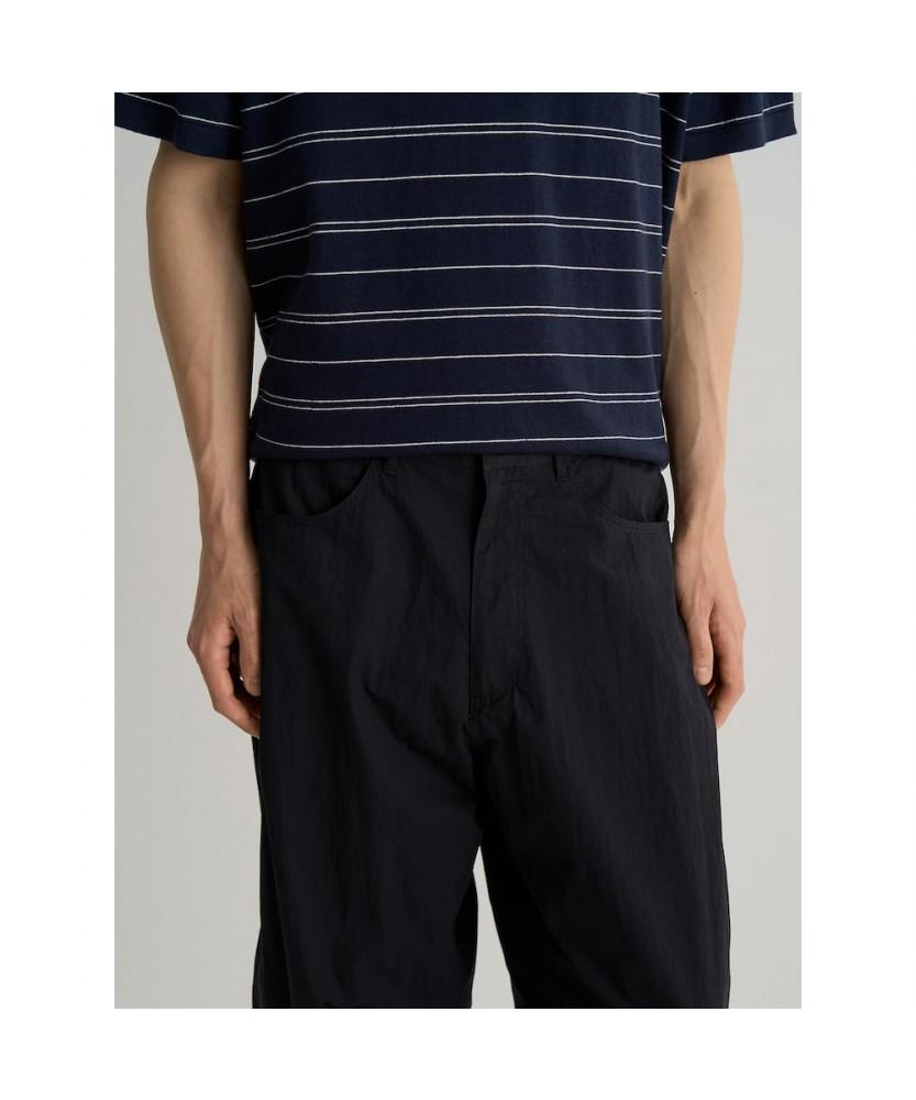 8SECONDS Lightweight Crispy Cotton Curved Fit Pants Black