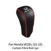 Car Logo Shift Cover Leather Handbrake Shift Sleeve Accessories For Honda Civic Accord CRV Fit Jazz Transalp CBR cb500x Odyssey akd256