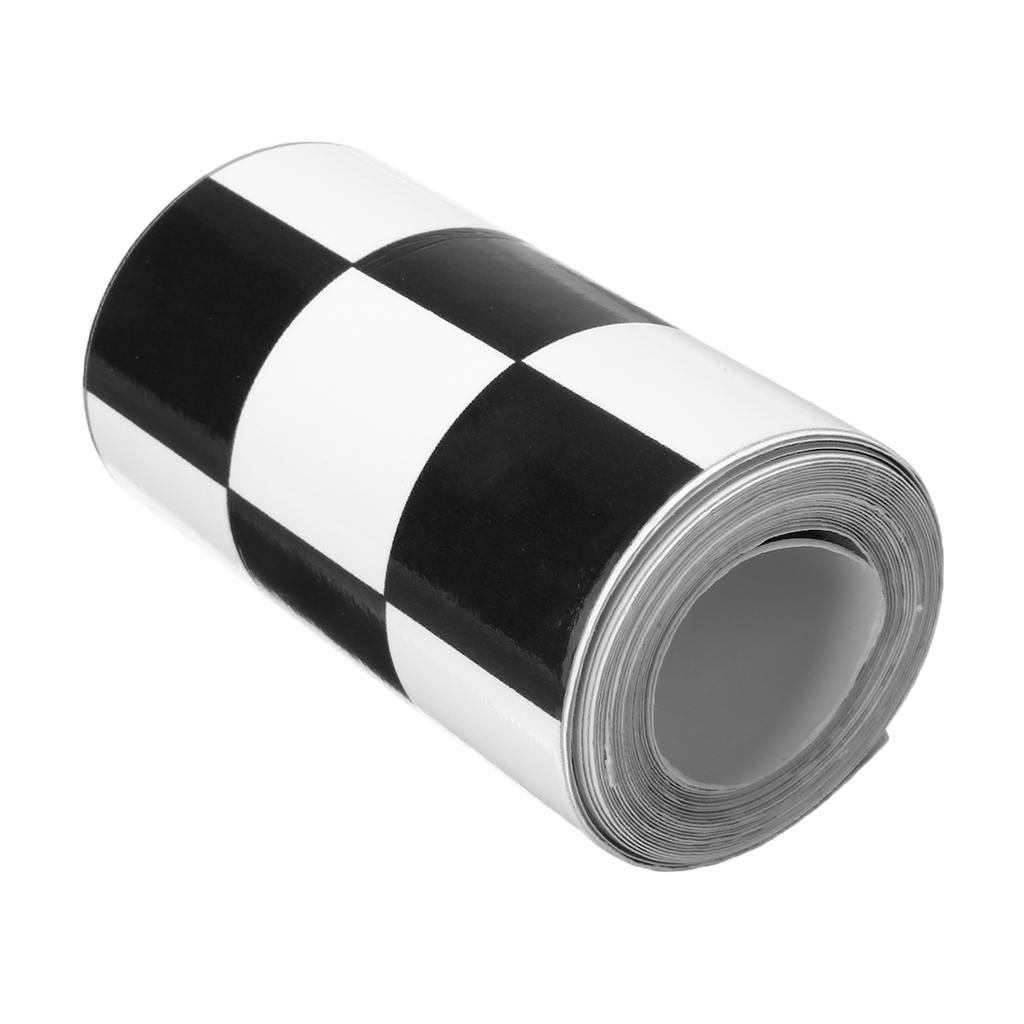 Kjøp Mayitr 275cm Black&White Checkered Vinyl Sticker Tape Car