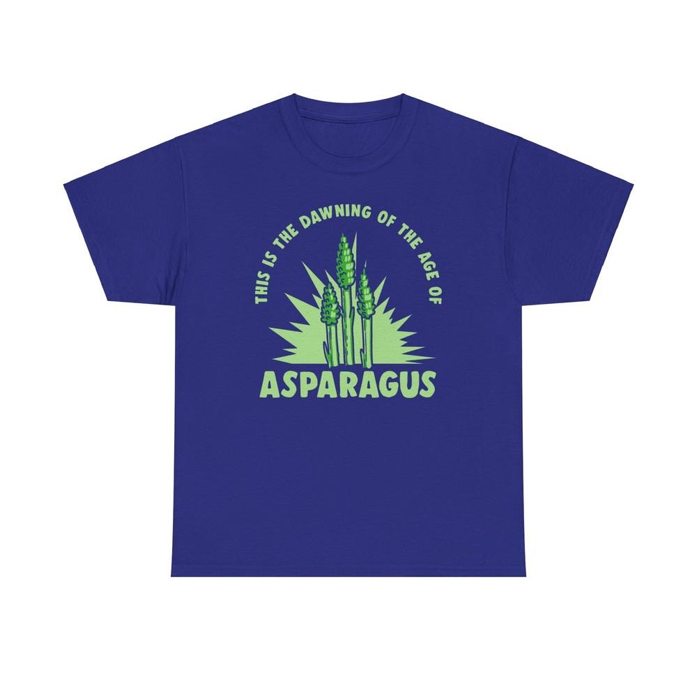 

The Age Of Asparagus Tshirt Tops Tee, Asparagus Lover Shirt, Funny Vegetable Tshirt Tops Tee, Unisex 4XL