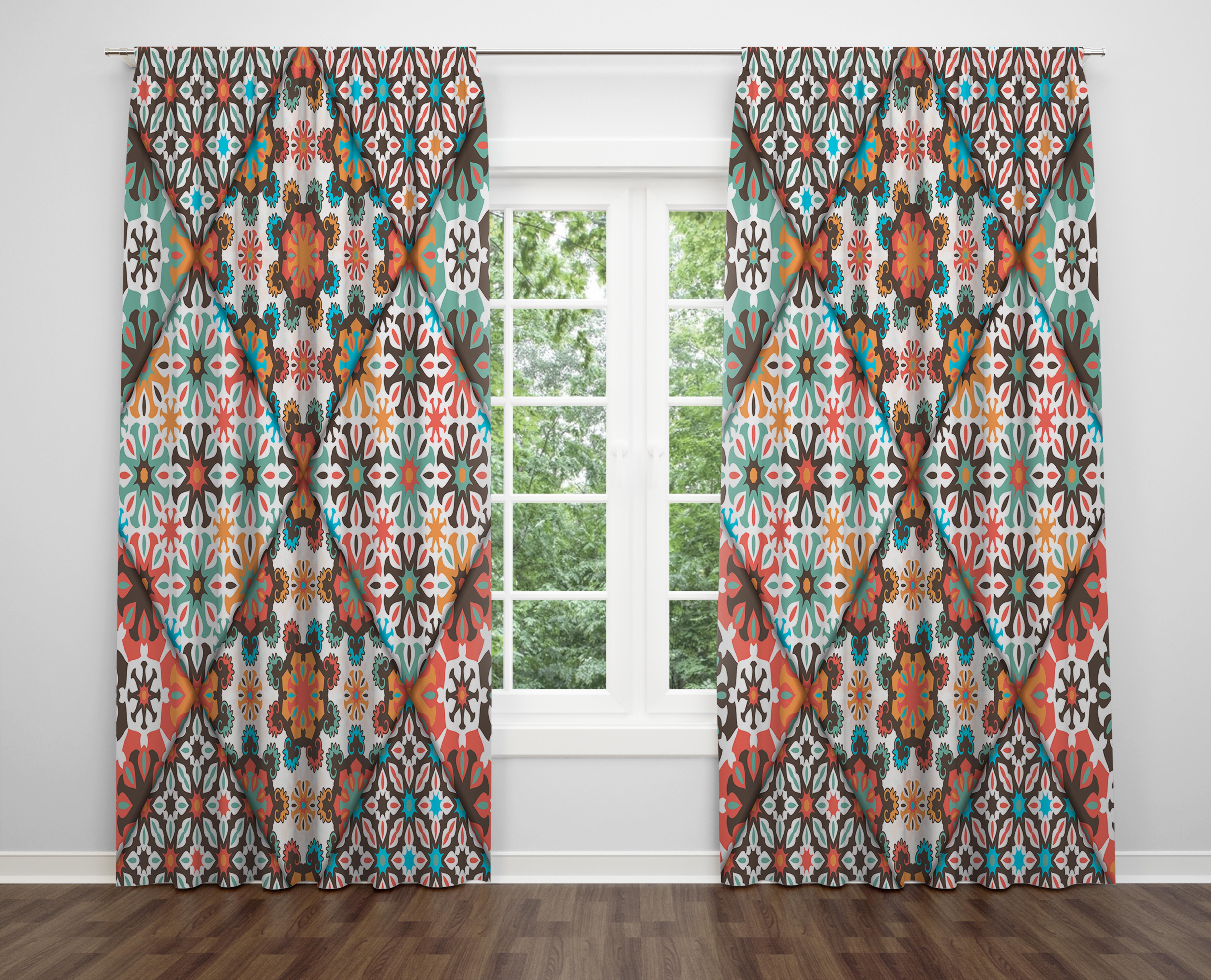 

Декоративний дизайн, високоякісна бавовняна тканина, ви можете вибрати одну або подвійну фіранку з крила 1 piece різнокольоровий