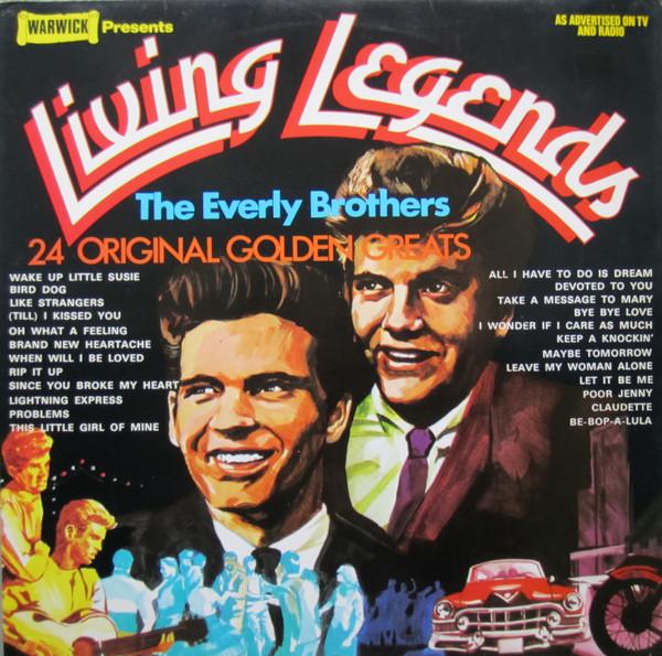 

LP Record EVERLY BROTHERS Living Legends WW5027 Warwick Records 1979 UK Rock Used