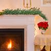 Christmas Garland Christmas Cedar Garland Real Touch Pine Artificial Garland for Christmas Table Mantle Wall Fireplace
