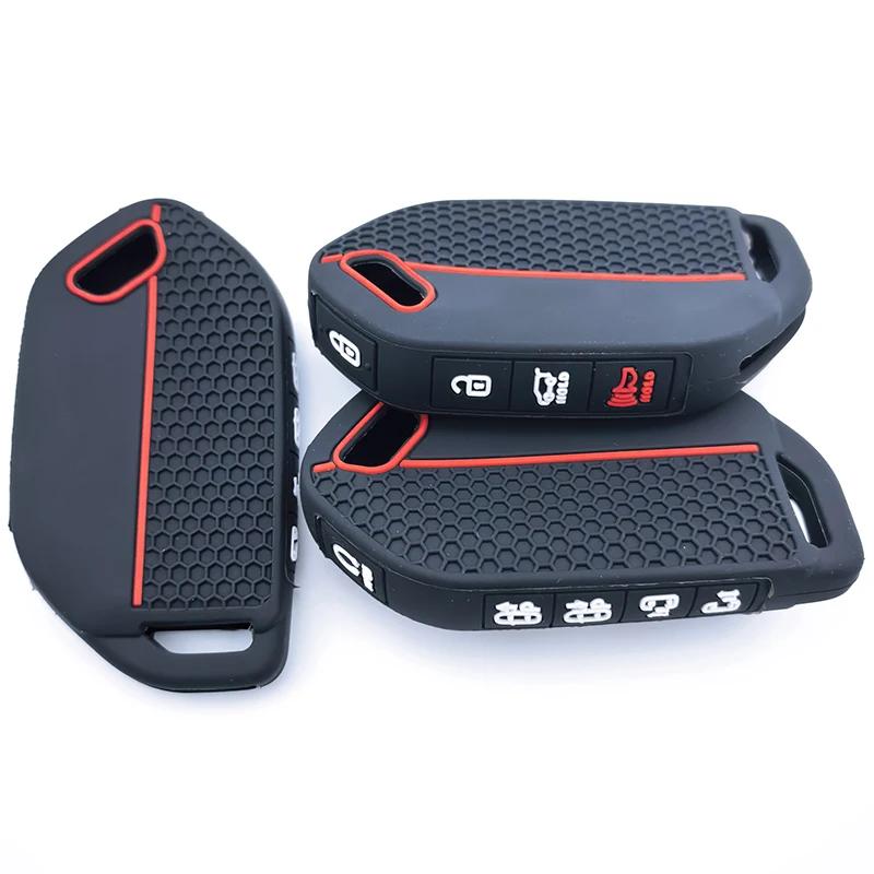 Key Fob Cover Fit For Kia Ev9 Ev5 K3 K5 Carnival Picanto Gt Line Sorento Mq4 Ka4 Silicone Key Fob Mount Case Keyless Smart Housing